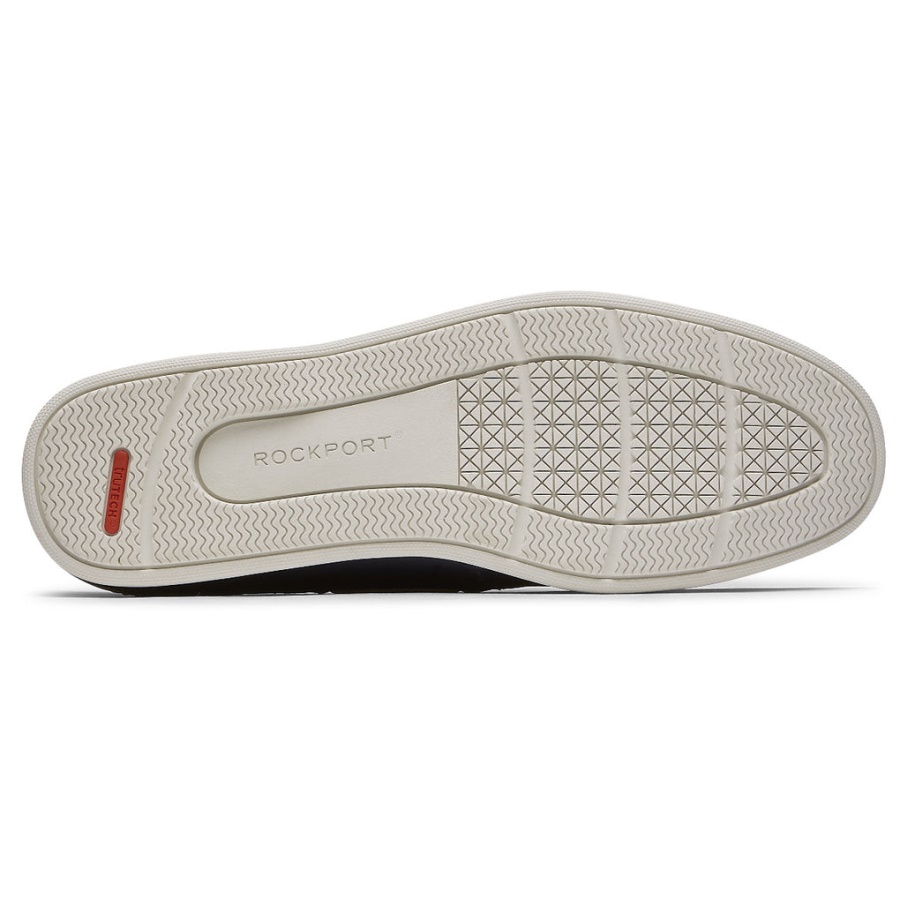 Rockport Masculino Malcom Camp Boat Sapato Novo Vestido Azul