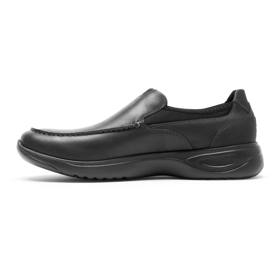 Rockport Men's Metro Path Slip-on Couro Preto
