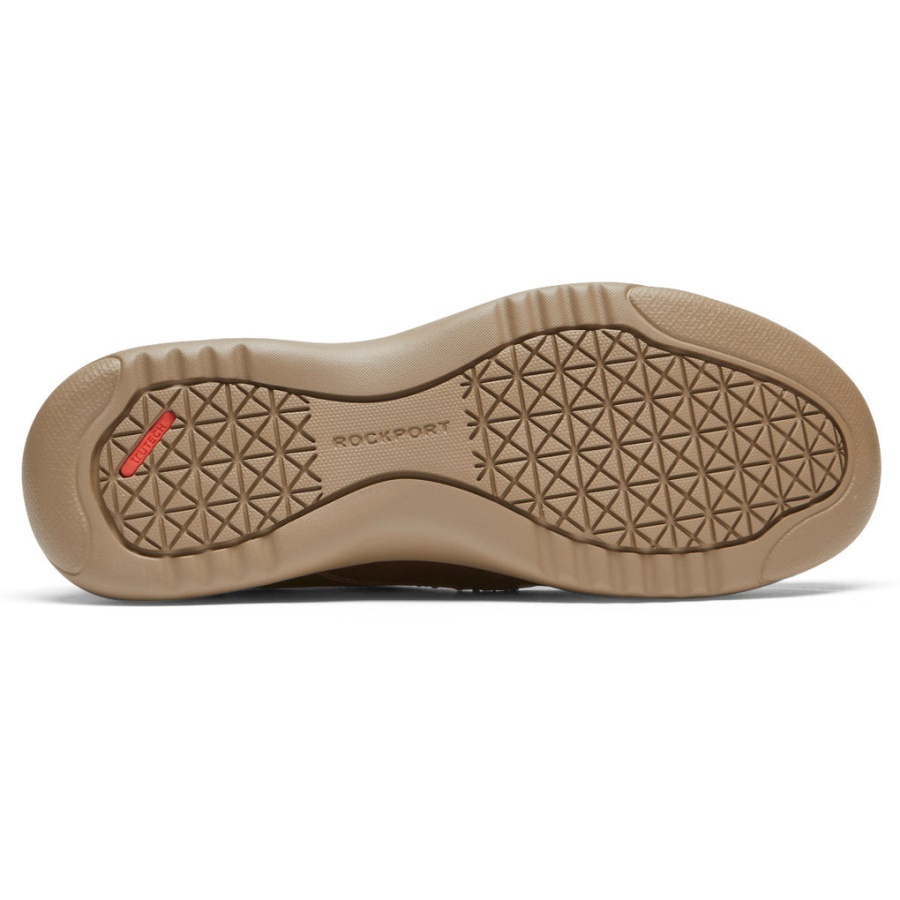 Rockport Men's Metro Path Slip-on Sorrel Leather Suede