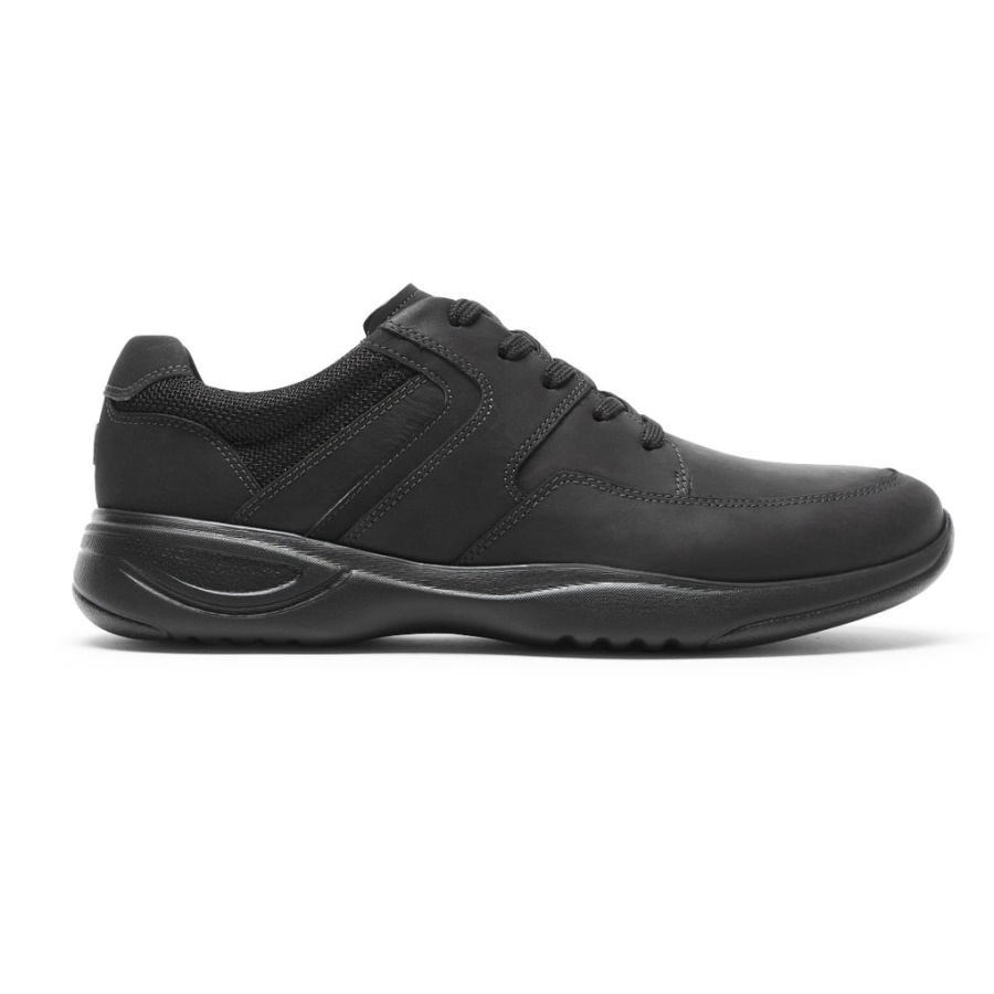 Sapatilha Masculina Metro Path Rockport Couro Preto