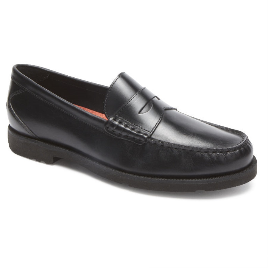 Mocassim Rockport Masculino Moderno Prep Preto
