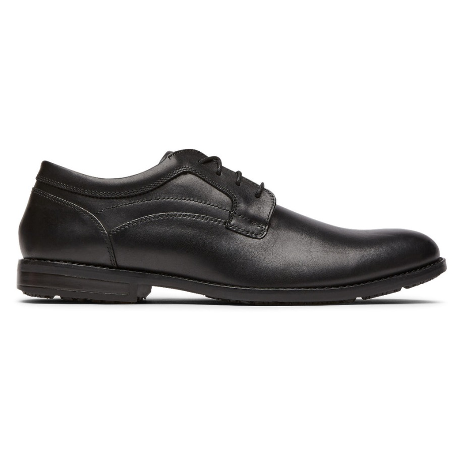 Rockport Masculino Mykel Bico Liso Oxford Preto