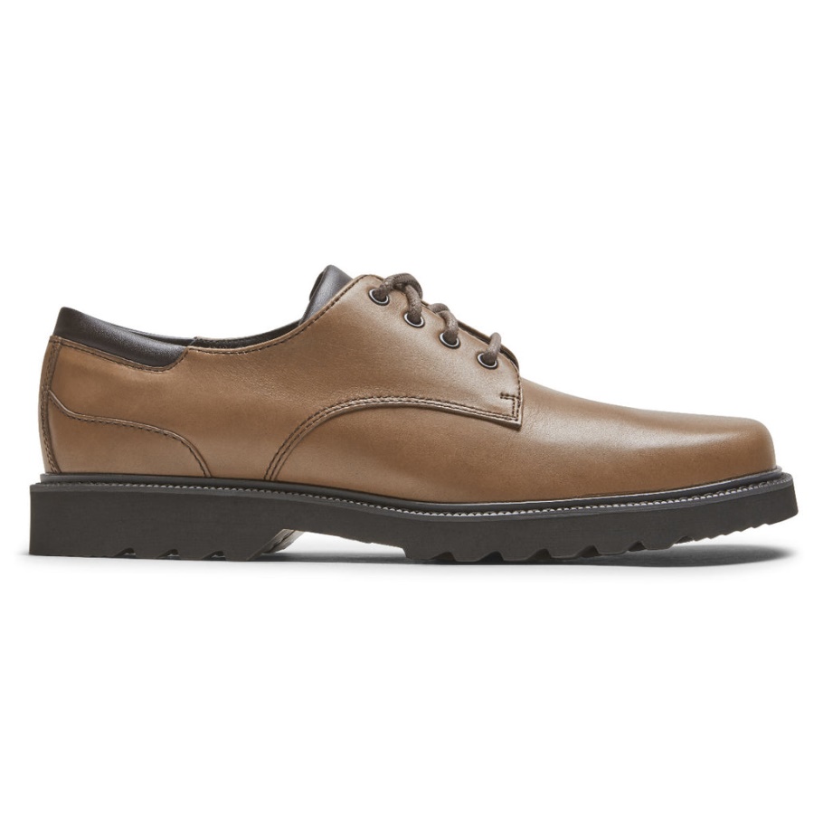Rockport Masculino Northfield Impermeável Oxford Marrom Escuro