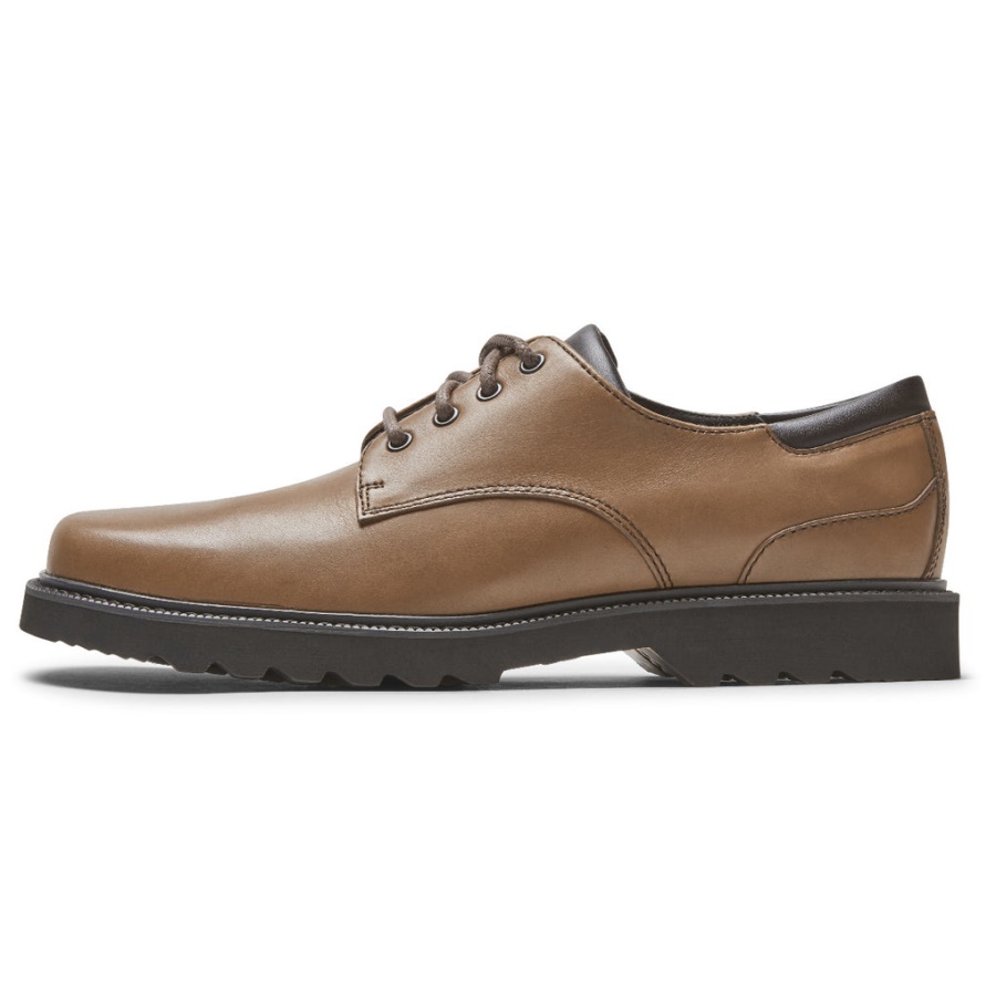 Rockport Masculino Northfield Impermeável Oxford Marrom Escuro