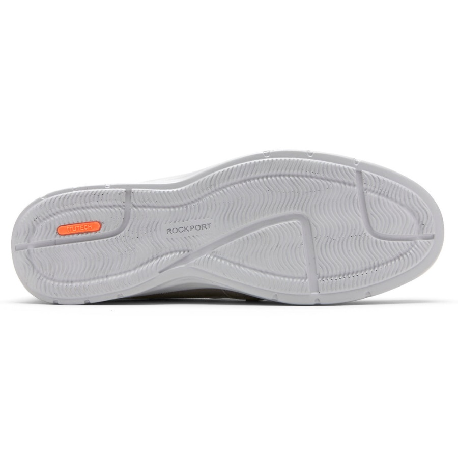 Mocassim Masculino Veneziano Rockport Palmer Cinza Nubuck