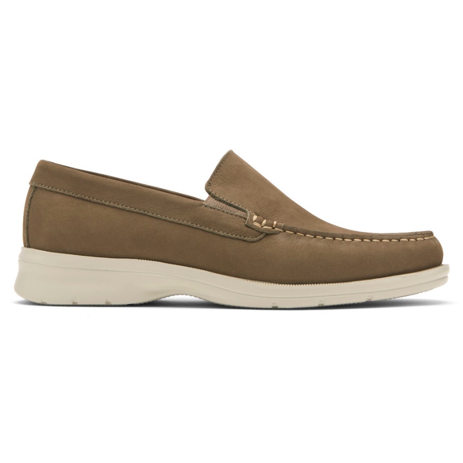 Mocassim Masculino Rockport Palmer Veneziano Vicunha Nubuck