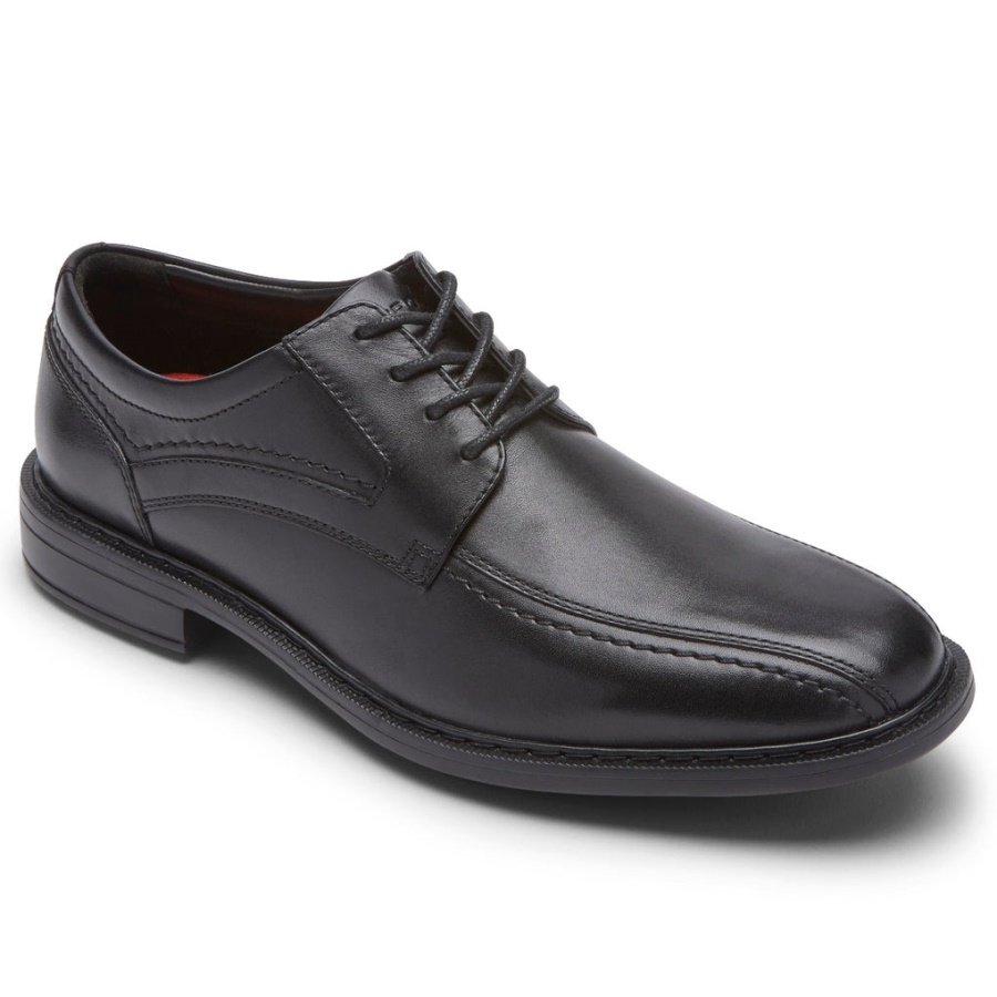 Rockport Masculino Parsons Bike Toe Oxford Black