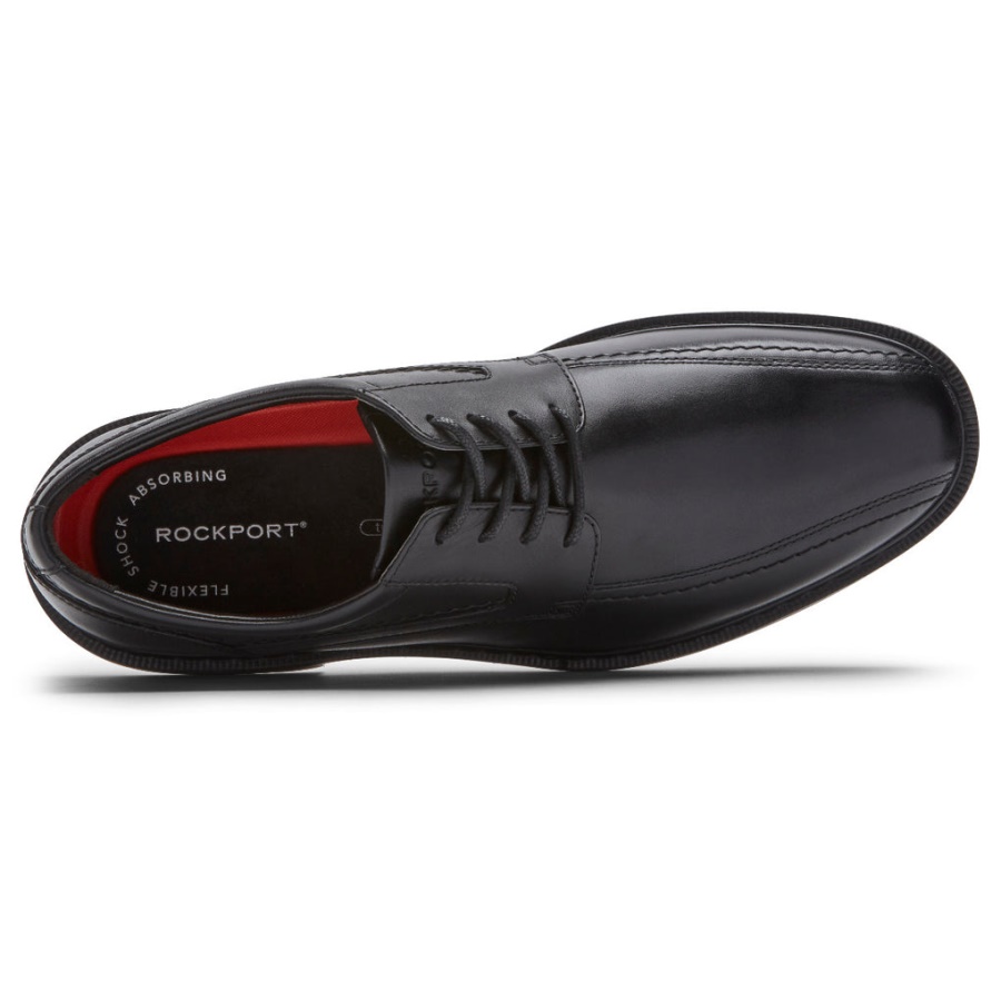 Rockport Masculino Parsons Bike Toe Oxford Black