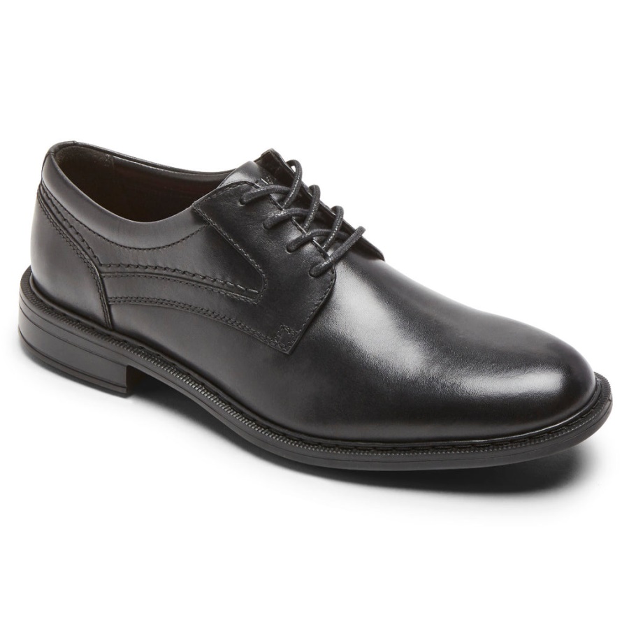 Rockport Masculino Parsons Simple Toe Oxford Black