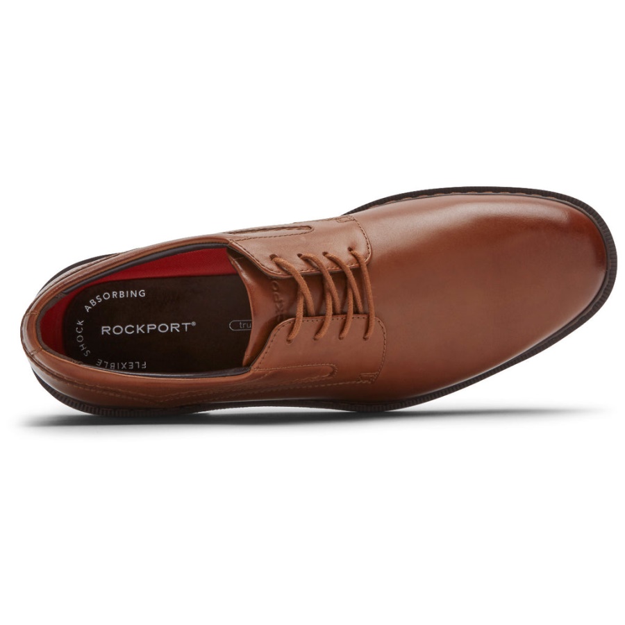 Rockport Men's Parsons Simple Toe Oxford Cognac