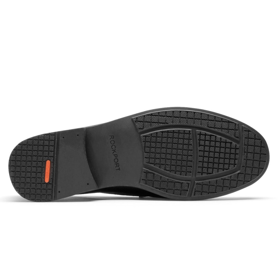 Mocassim Preston Bit Masculino Rockport Tombado Preto