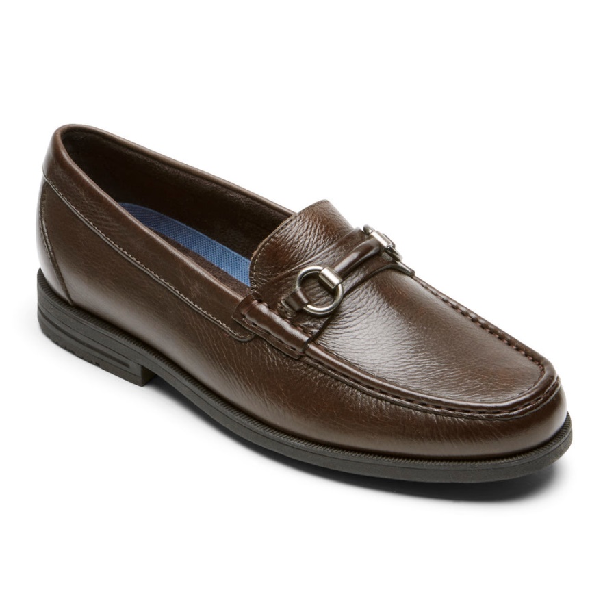 Mocassim Preston Bit Masculino Rockport Tombado Java