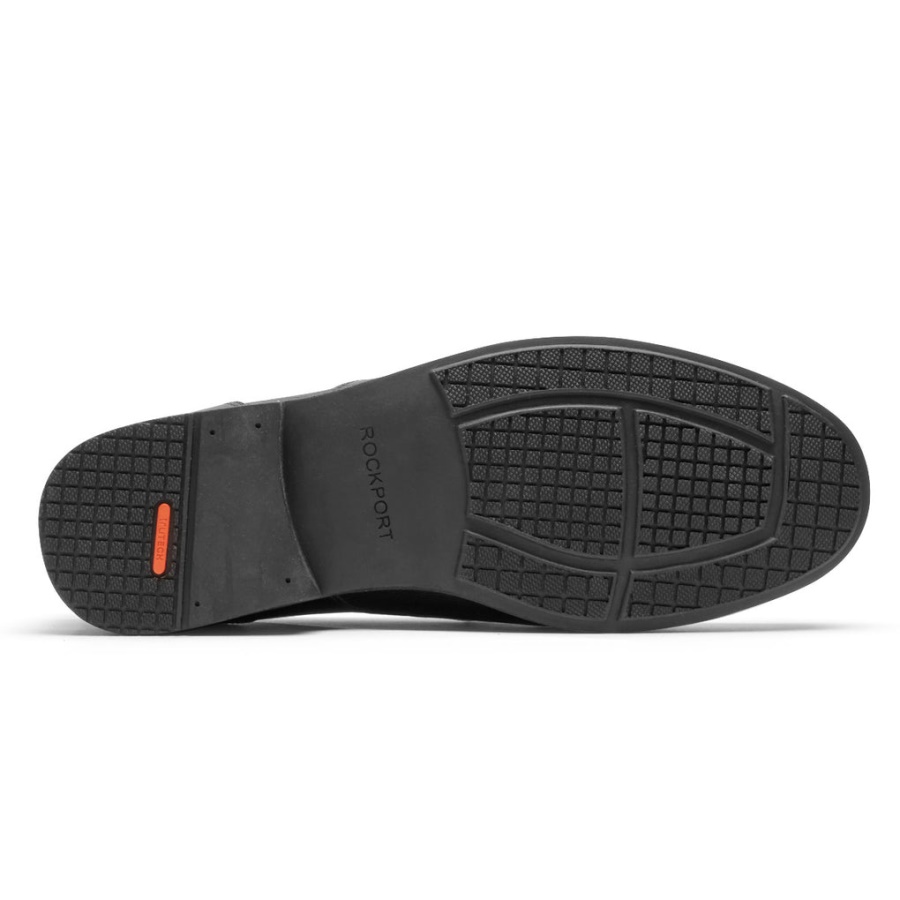 Mocassim Masculino Rockport Preston Penny Tecido Preto