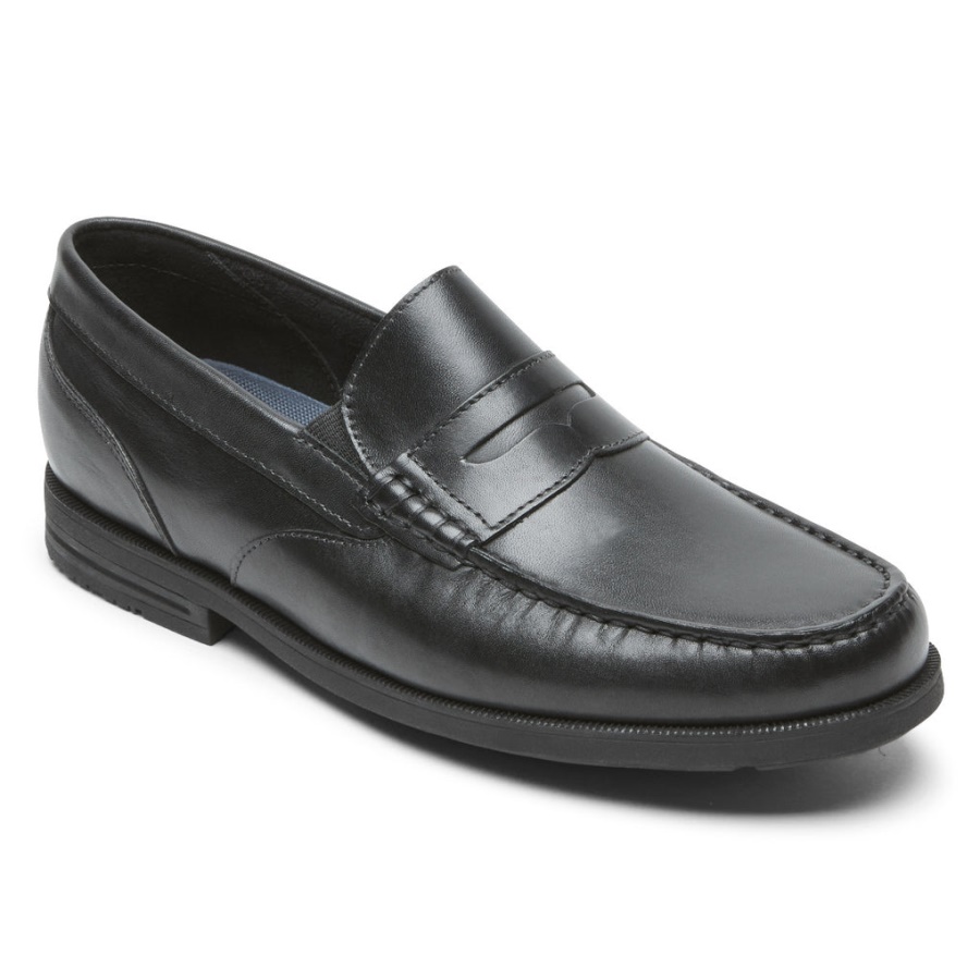Mocassim Rockport Masculino Preston Penny Preto