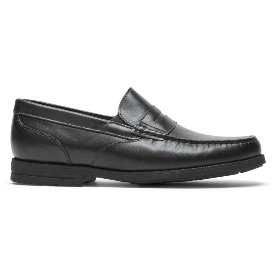 Mocassim Rockport Masculino Preston Penny Preto