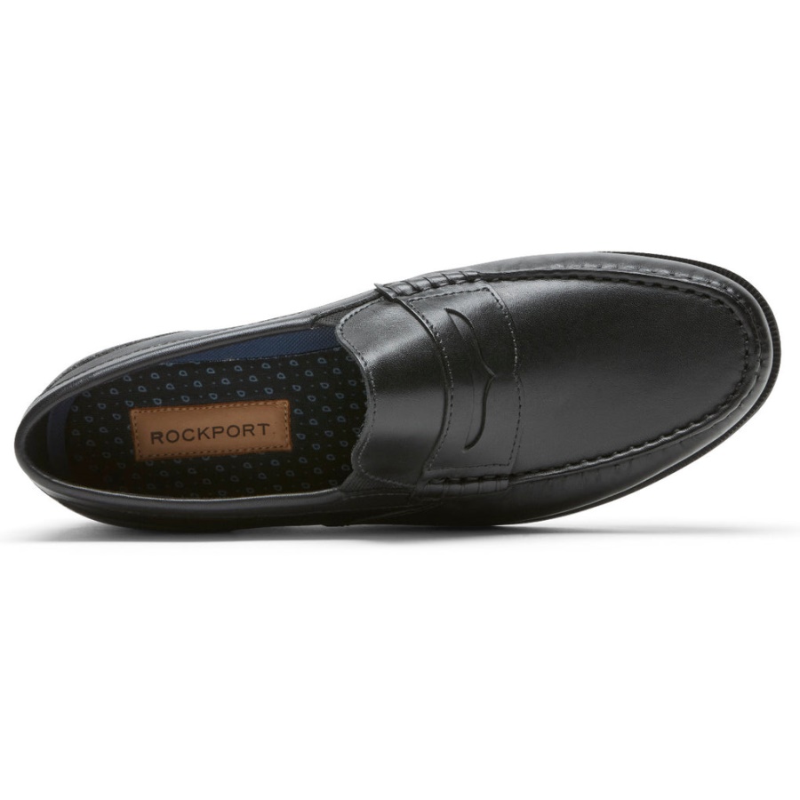 Mocassim Rockport Masculino Preston Penny Preto