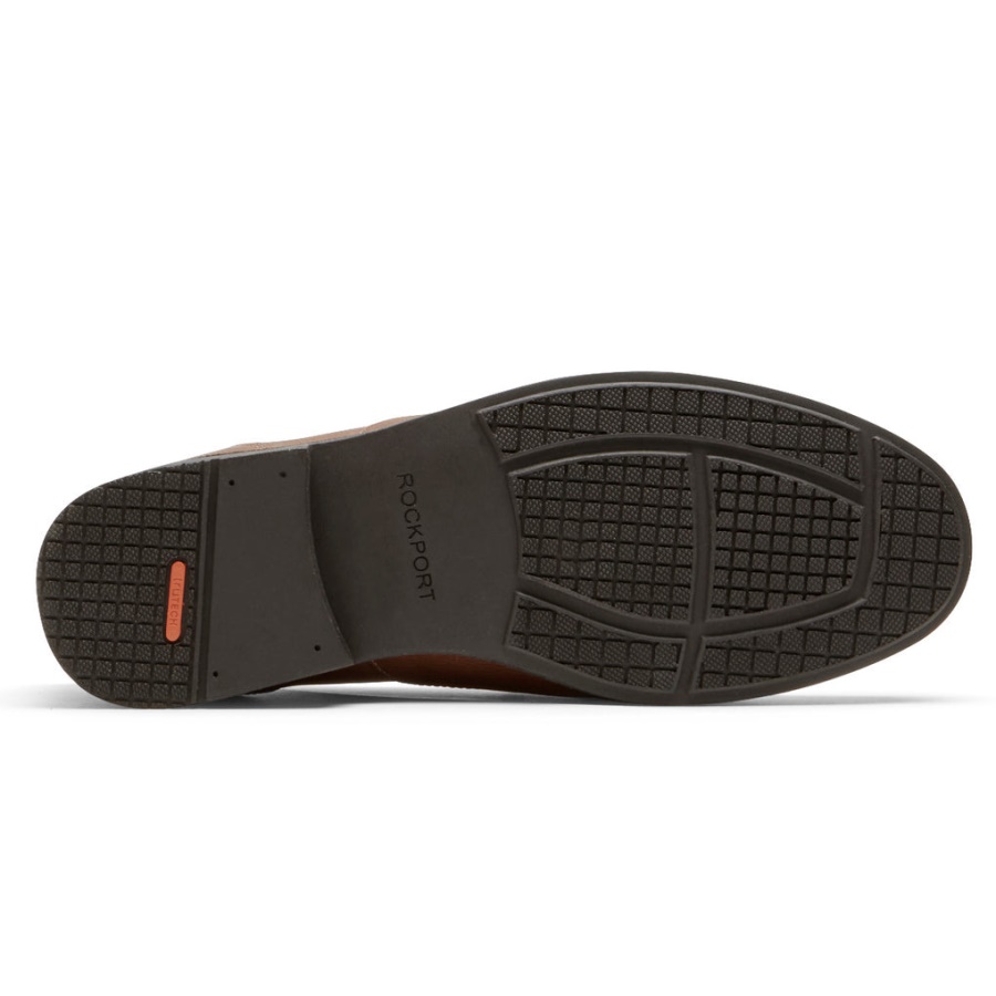 Mocassim Masculino Rockport Preston Penny Loafer Tecido