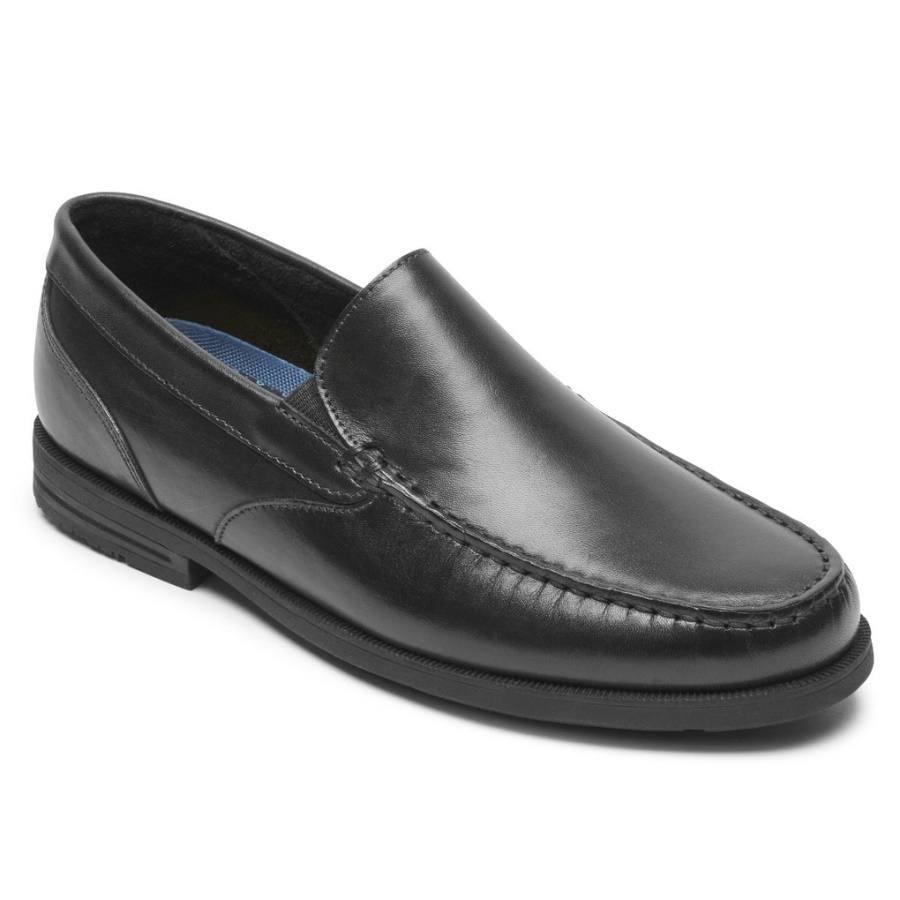Mocassim Rockport Masculino Preston Veneziano Preto
