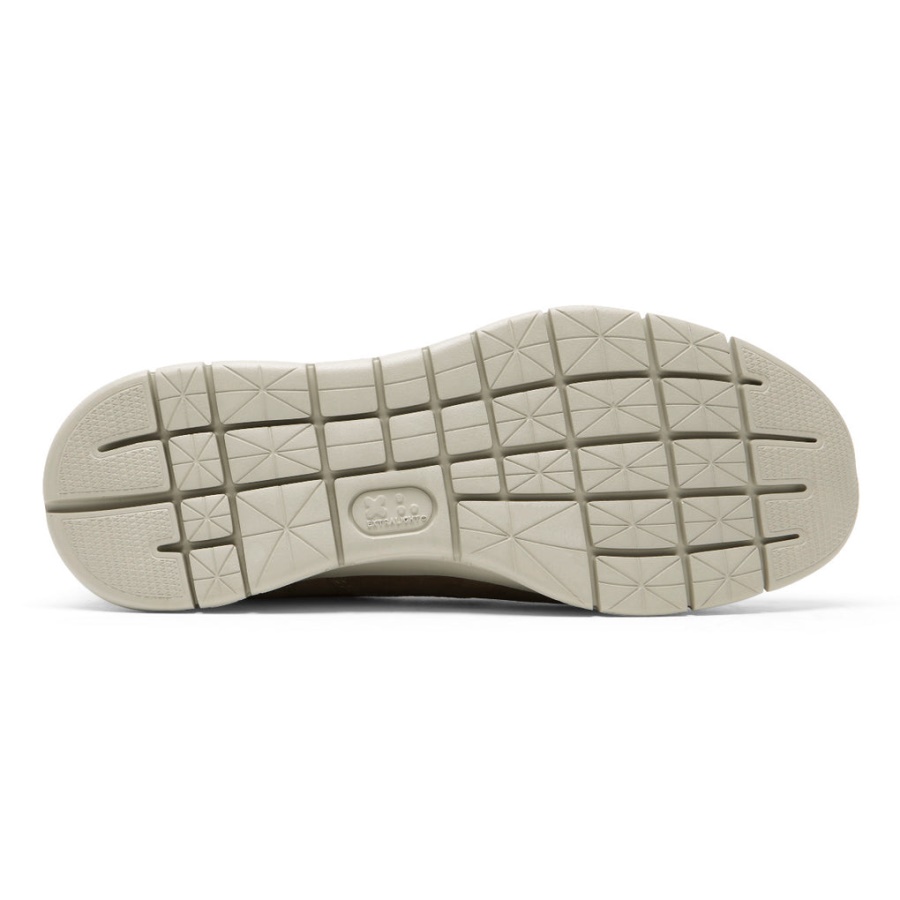 Rockport Masculino No Horário Nobre Moc Slip-on Stone Post Nubuck