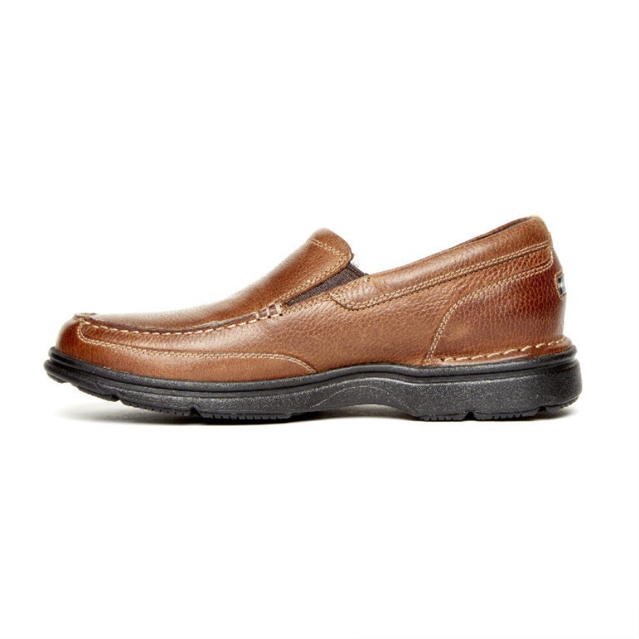 Prowalker Masculino Rockport Eureka Plus Slip-on Bridle Marrom