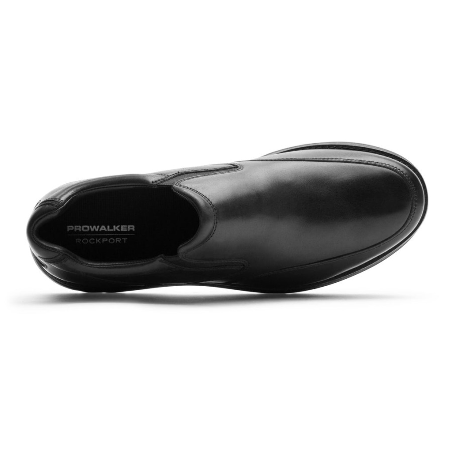 Prowalker Masculino De Rockport Próximo Lea Preta Slip-on