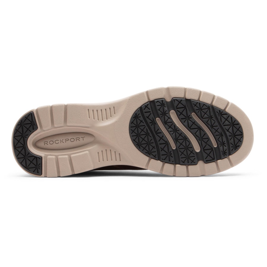 Prowalker Masculino Rockport Next-slip-on Sela Tan Lea