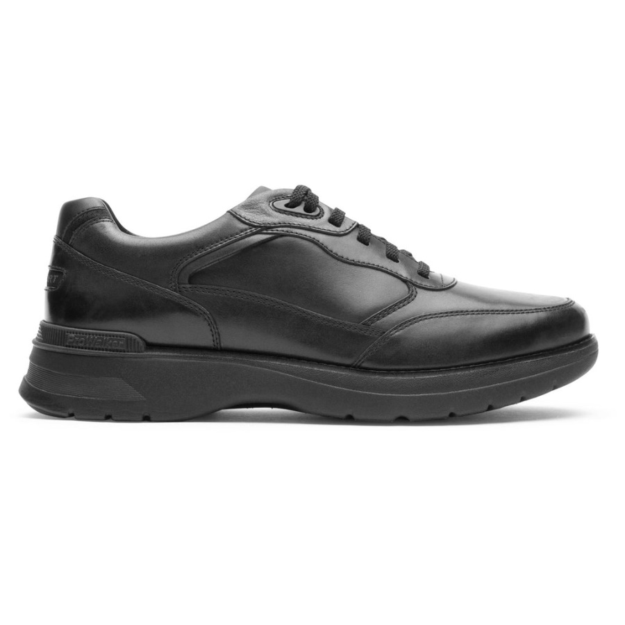 Rockport Masculino Prowalker Next Tênis Black Lea