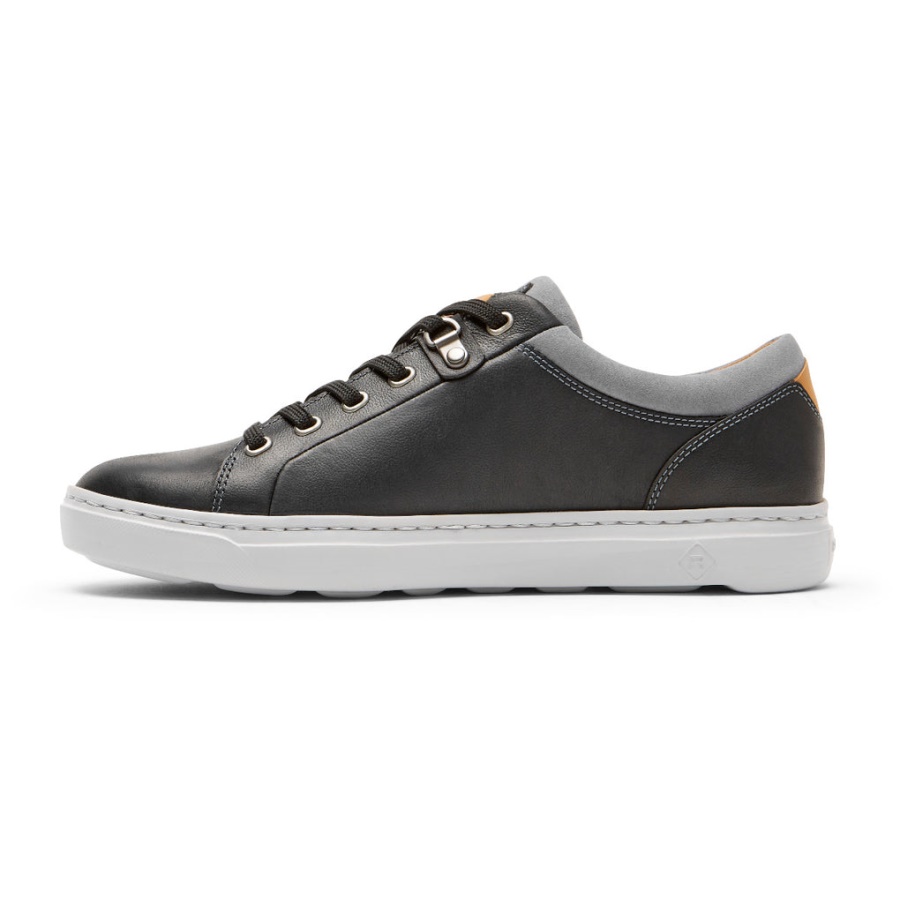 Sapatilha Masculina Pulsetech Cupsole Rockport Couro Preto Ii