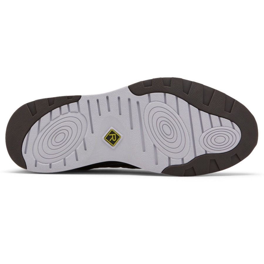 Tênis Masculino Rockport Pulsetech Sport Ubal Malha Nobuck Azul Marinho