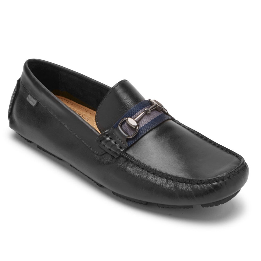 Mocassim Masculino Rockport Rhyder Bit Preto