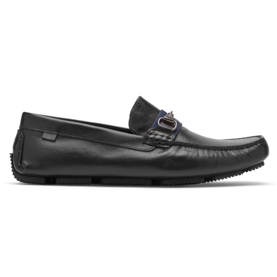 Mocassim Masculino Rockport Rhyder Bit Preto