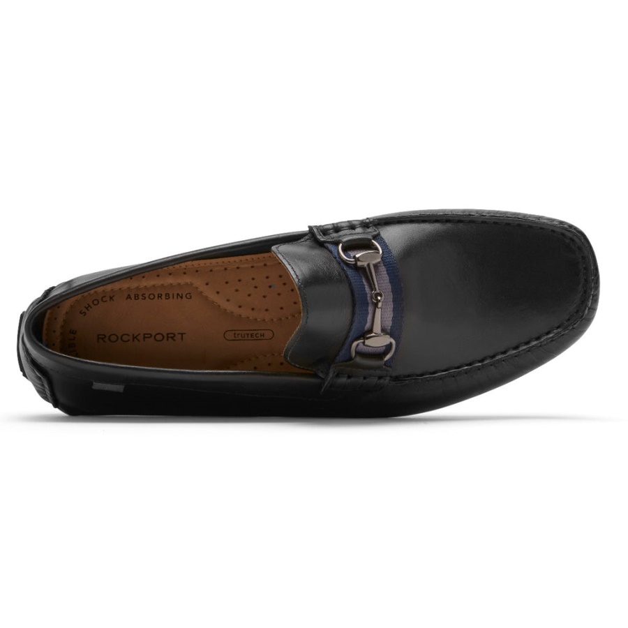 Mocassim Masculino Rockport Rhyder Bit Preto
