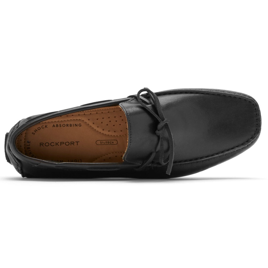 Mocassim Masculino Rockport Rhyder Tie Preto