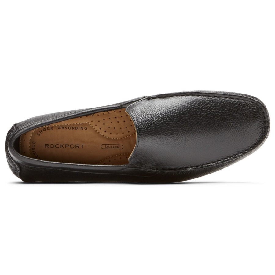 Mocassim Masculino Rhyder Veneziano Rockport Preto