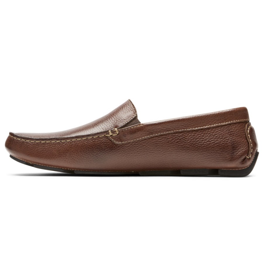 Mocassim Masculino Rhyder Veneziano Rockport Mogno