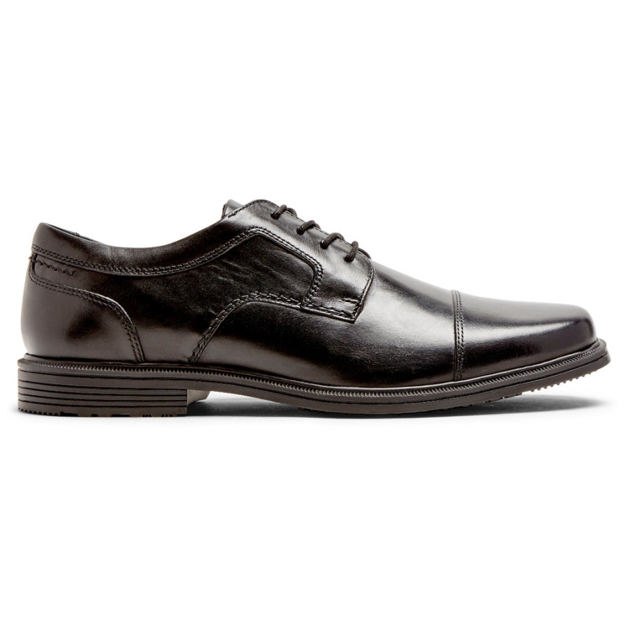 Robinsyn Boné Impermeável Para Homem Rockport Oxford Preto