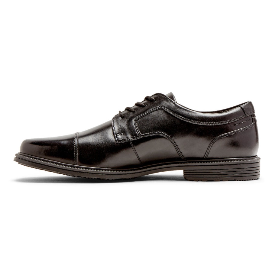 Robinsyn Boné Impermeável Para Homem Rockport Oxford Preto