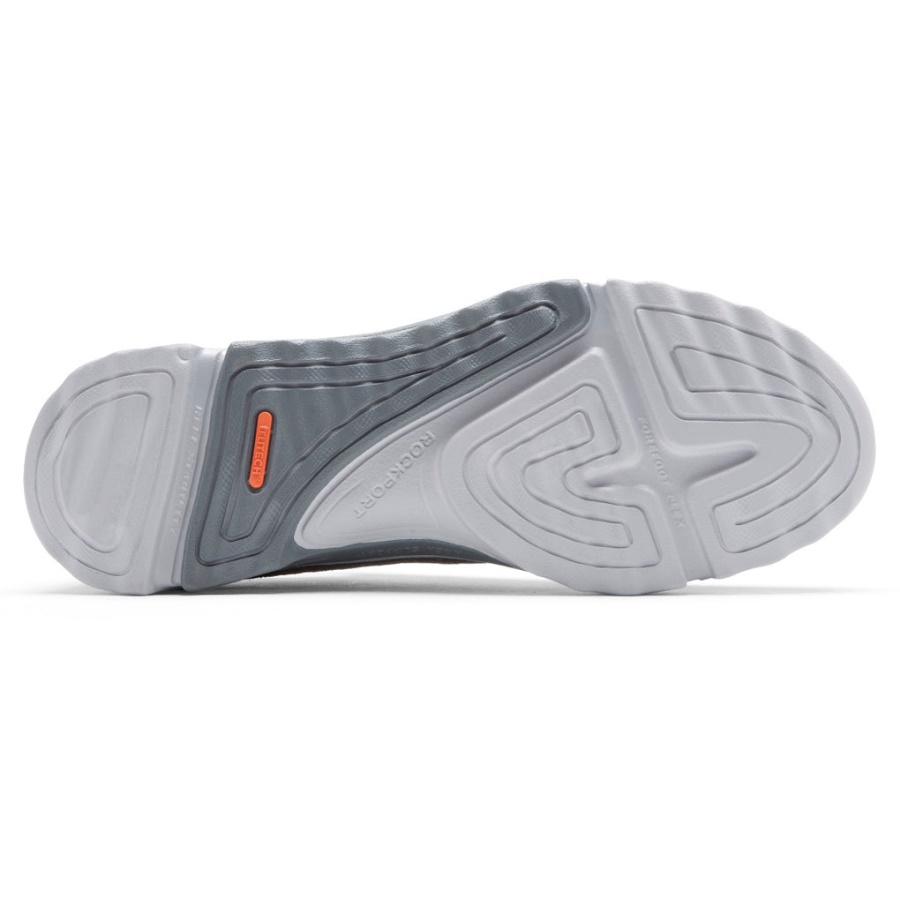 Tênis Rocsports Masculino Rockport Camurça De Malha Cinza