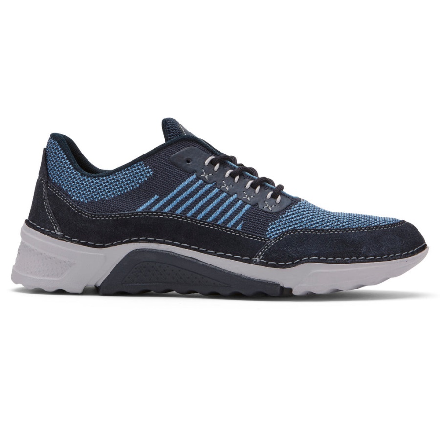 Tênis Rockport Masculino Rocsports Camurça Malha Marinha