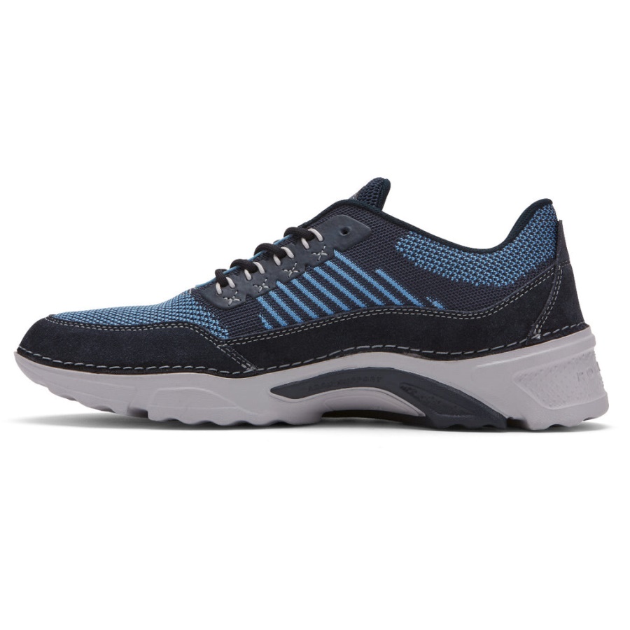Tênis Rockport Masculino Rocsports Camurça Malha Marinha