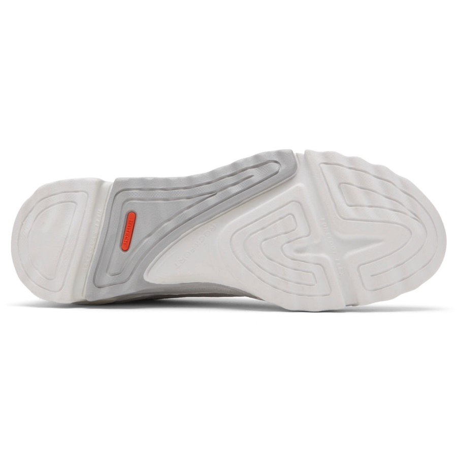 Sapatilha Rocsports Masculina Rockport Couro De Malha Branca