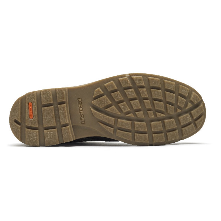 Bota Masculina à Prova D'água Rockport Bucks Boston Tan Rockport