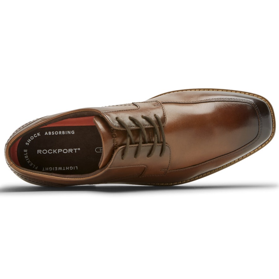 Avental Matador Masculino Rockport Toe Oxford New Brown Glass