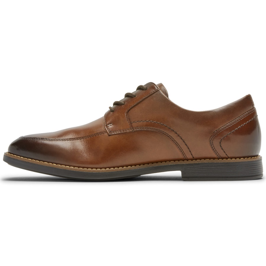 Avental Matador Masculino Rockport Toe Oxford New Brown Glass