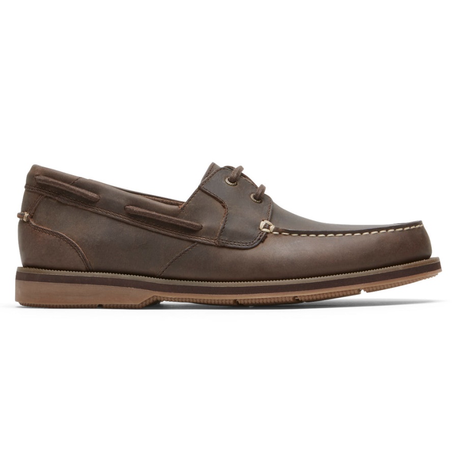 Sapato De Barco Southport Masculino Rockport Aveia