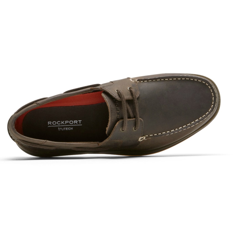 Sapato De Barco Southport Masculino Rockport Aveia