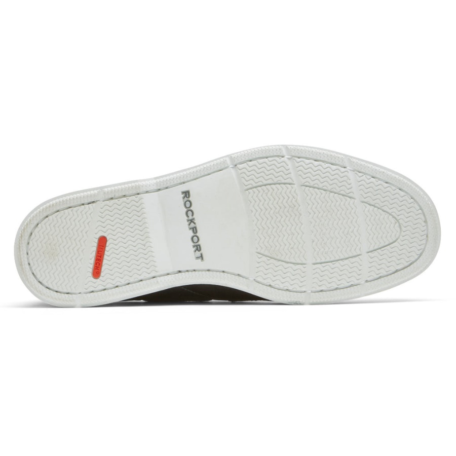 Sapato De Barco Southport Masculino Rockport Cinza Aço