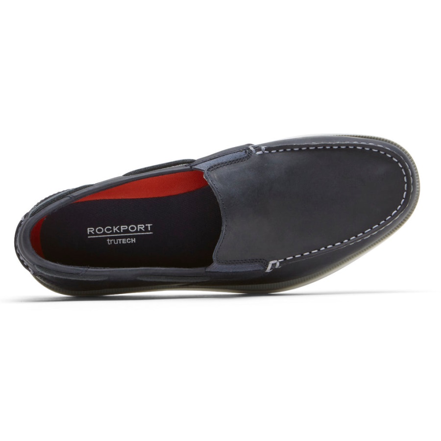 Mocassim Masculino Rockport Southport Mocassim Vestido Novo Blues