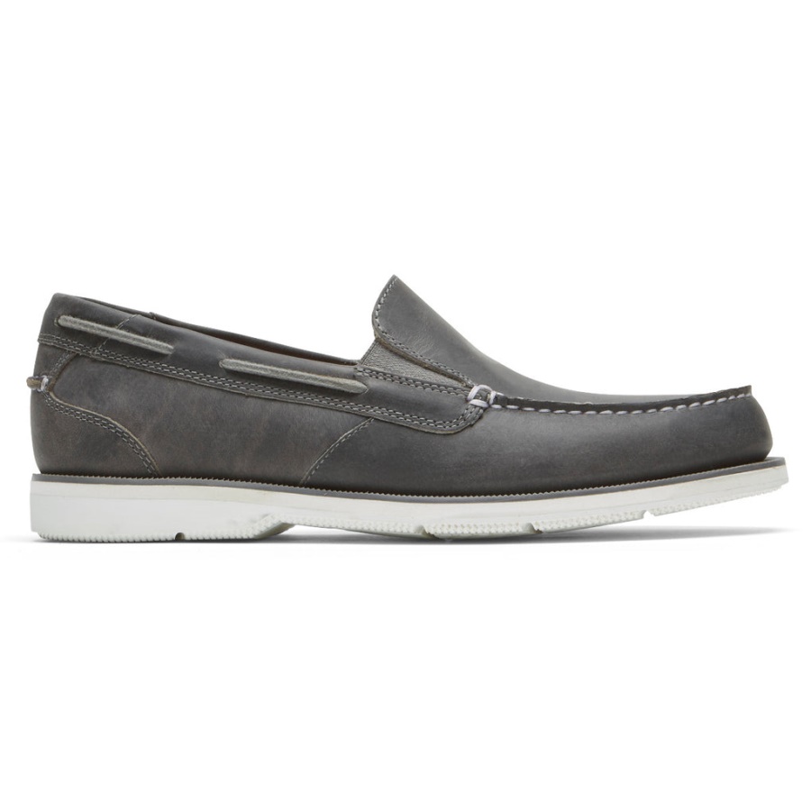 Mocassim Masculino Rockport Southport Cinza Aço