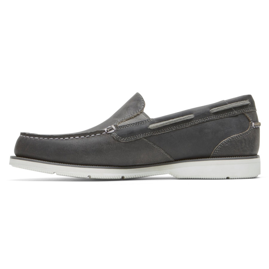 Mocassim Masculino Rockport Southport Cinza Aço